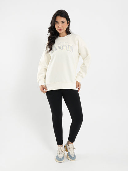 Visible Seams Oversized Sweatshirt