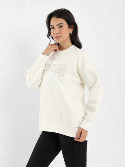 Visible Seams Oversized Sweatshirt