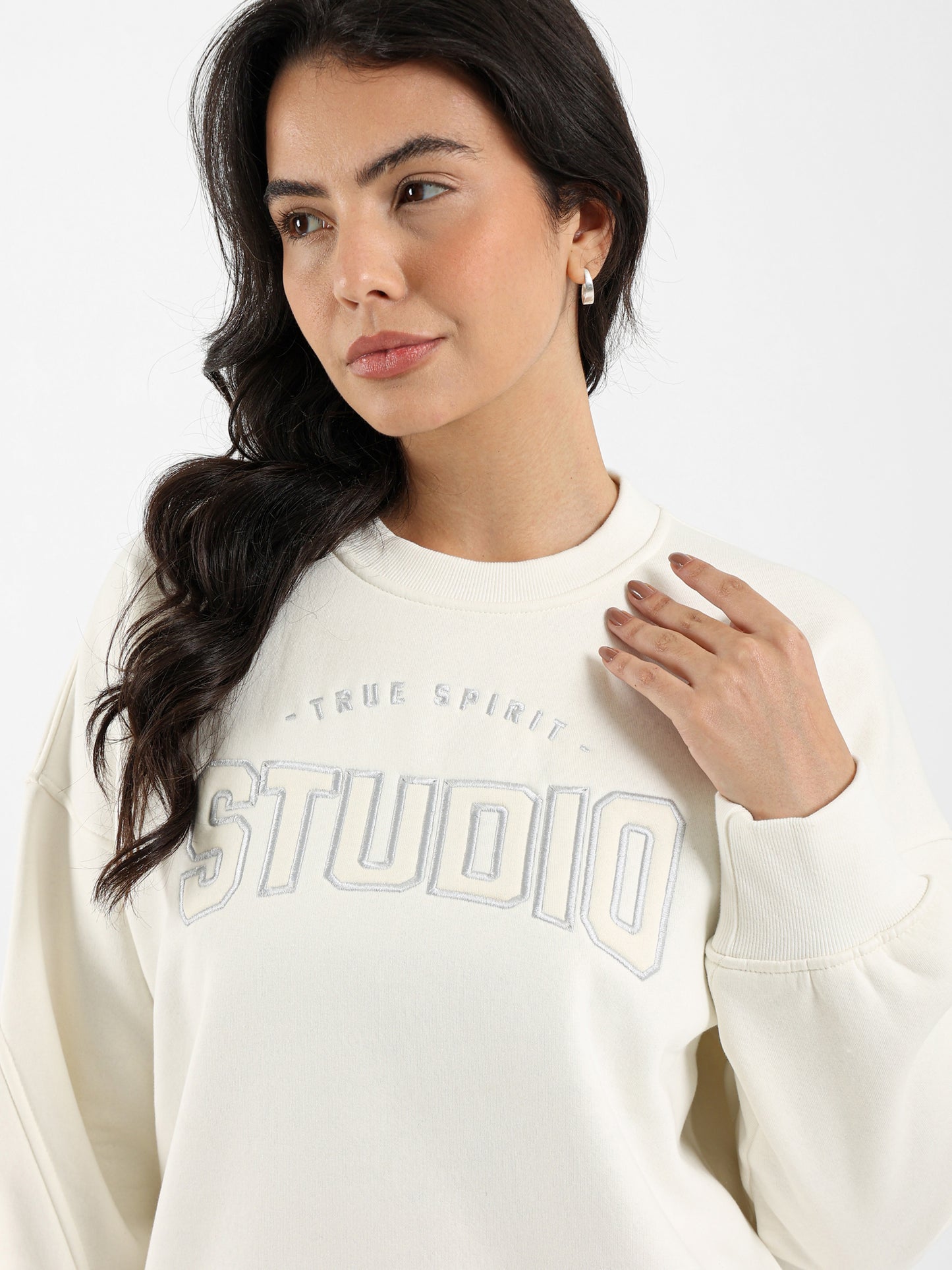 Visible Seams Oversized Sweatshirt