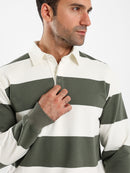 Contrast Collar Polo