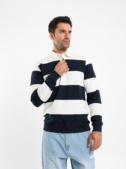 Contrast Collar Polo