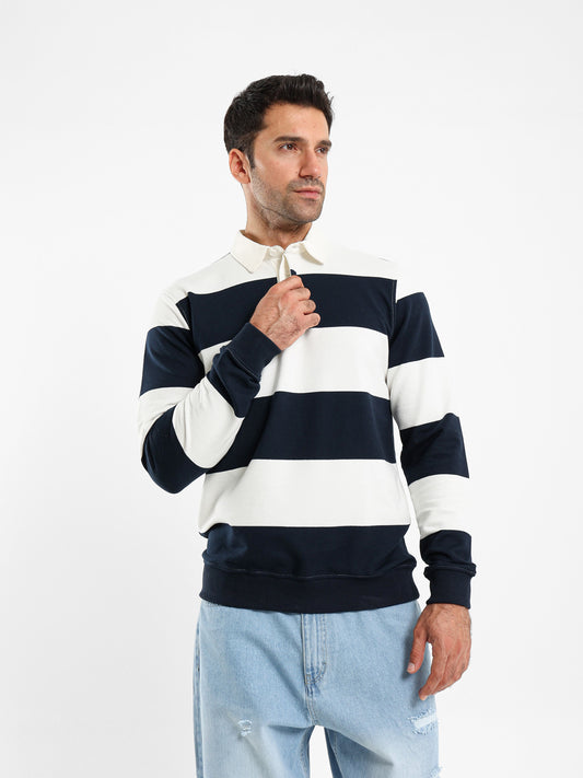 Contrast Collar Polo