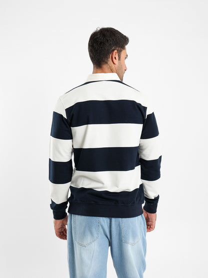 Contrast Collar Polo