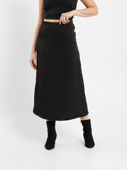 Satin Maxi Skirt