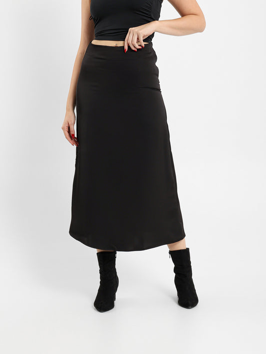 Satin Maxi Skirt