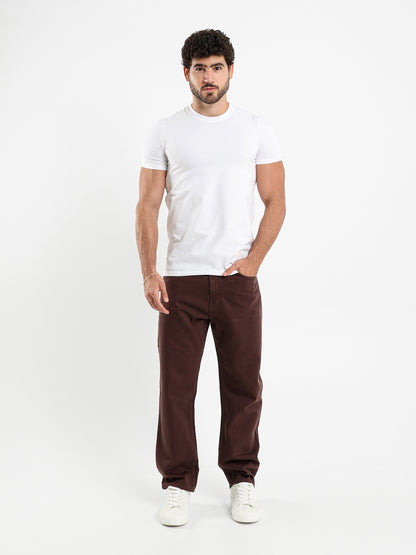 Loose Fit Washed Rigid Jeans