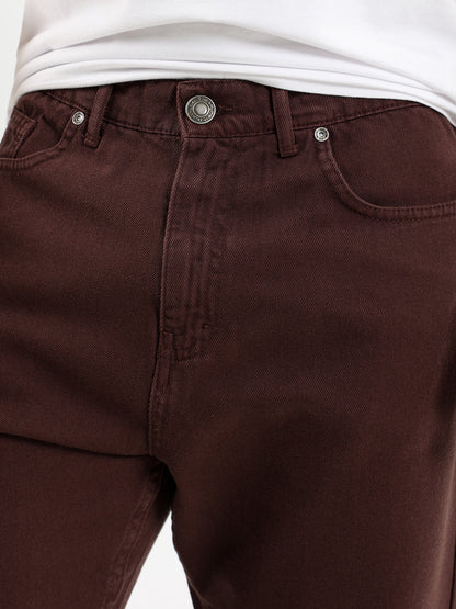 Loose Fit Washed Rigid Jeans