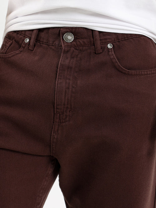 Loose Fit Washed Rigid Jeans