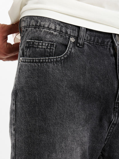 Rigid Denim Carrot Fit Jeans