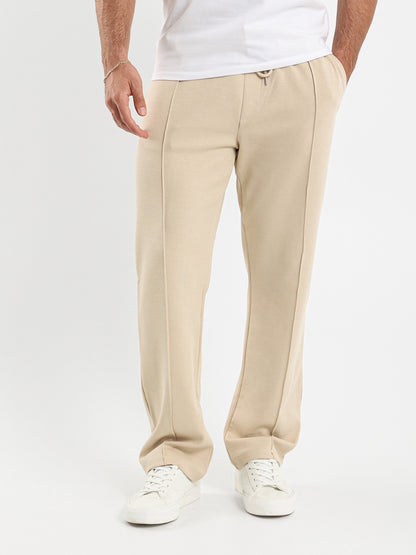 Loose Fit Melton Pants
