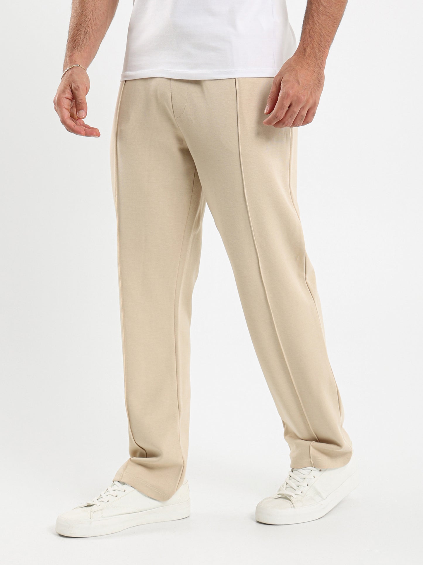 Loose Fit Melton Pants