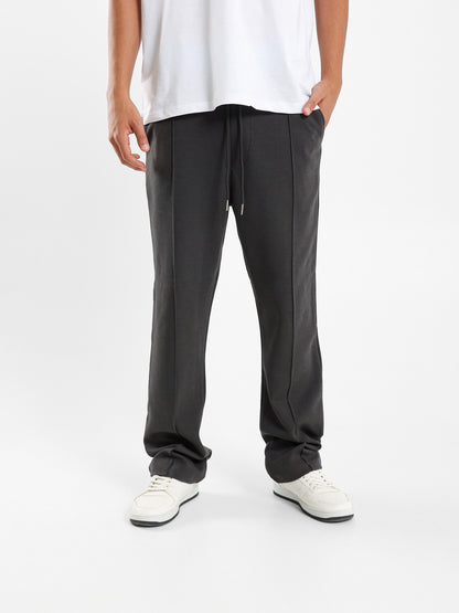 Loose Fit Melton Pants