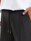 Loose Fit Melton Pants