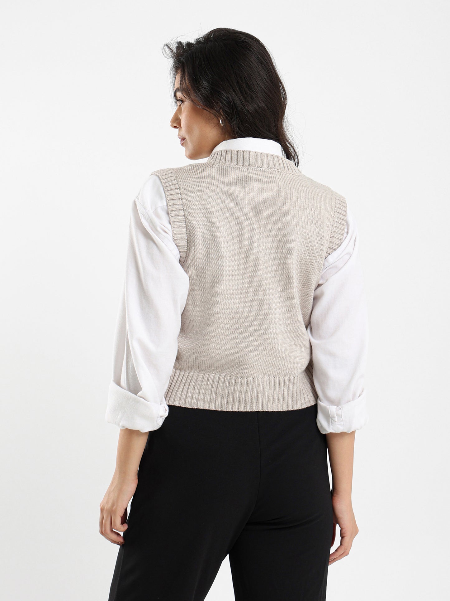 Regular Fit V-Neck Vest