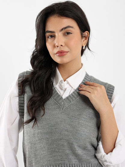 Regular Fit V-Neck Vest