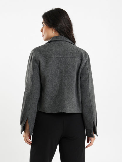 Soft Cropped Overshirt