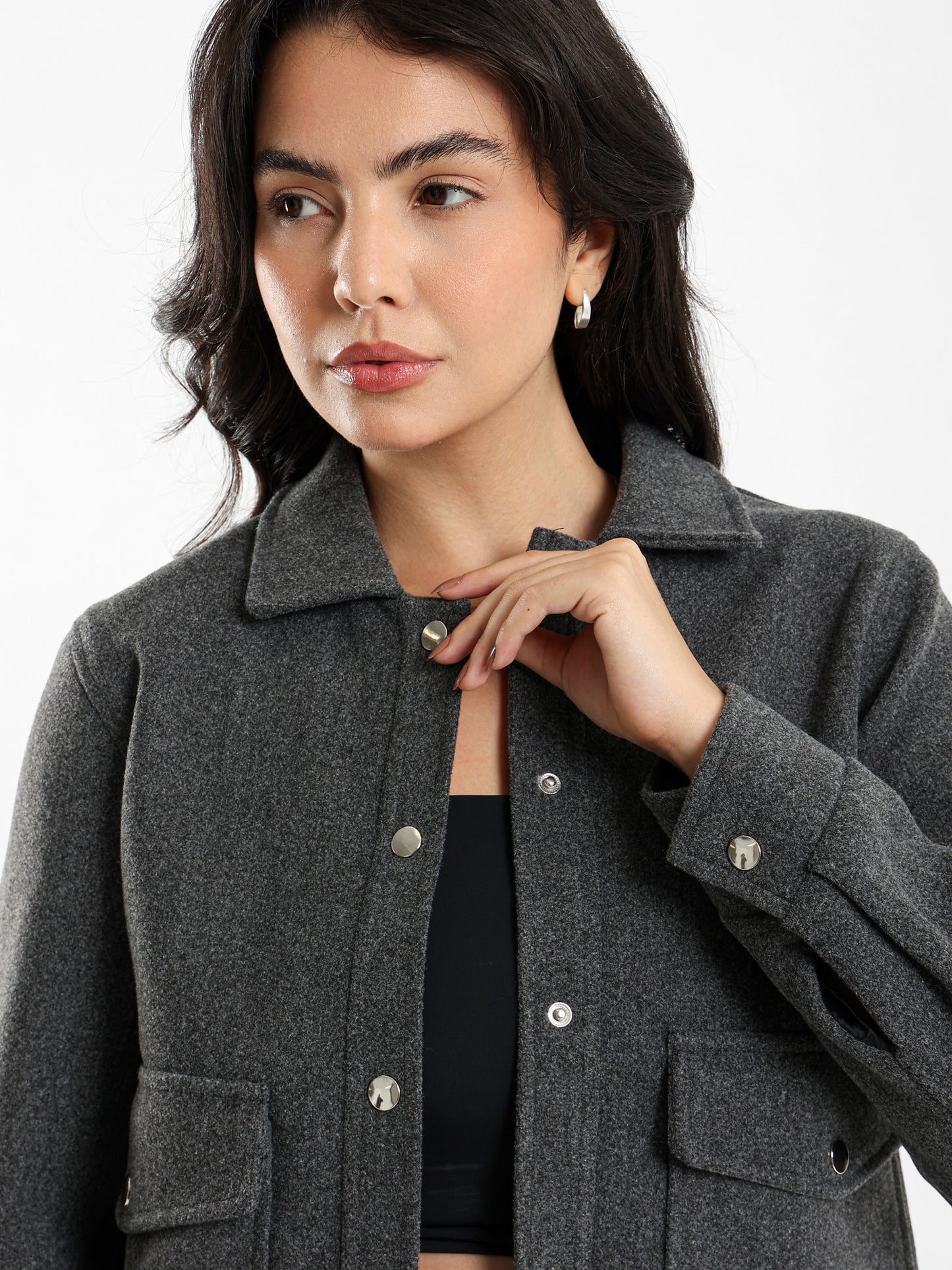 Soft Cropped Overshirt