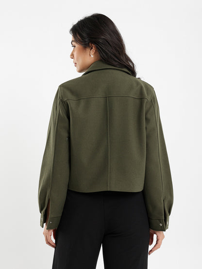 Soft Cropped Overshirt