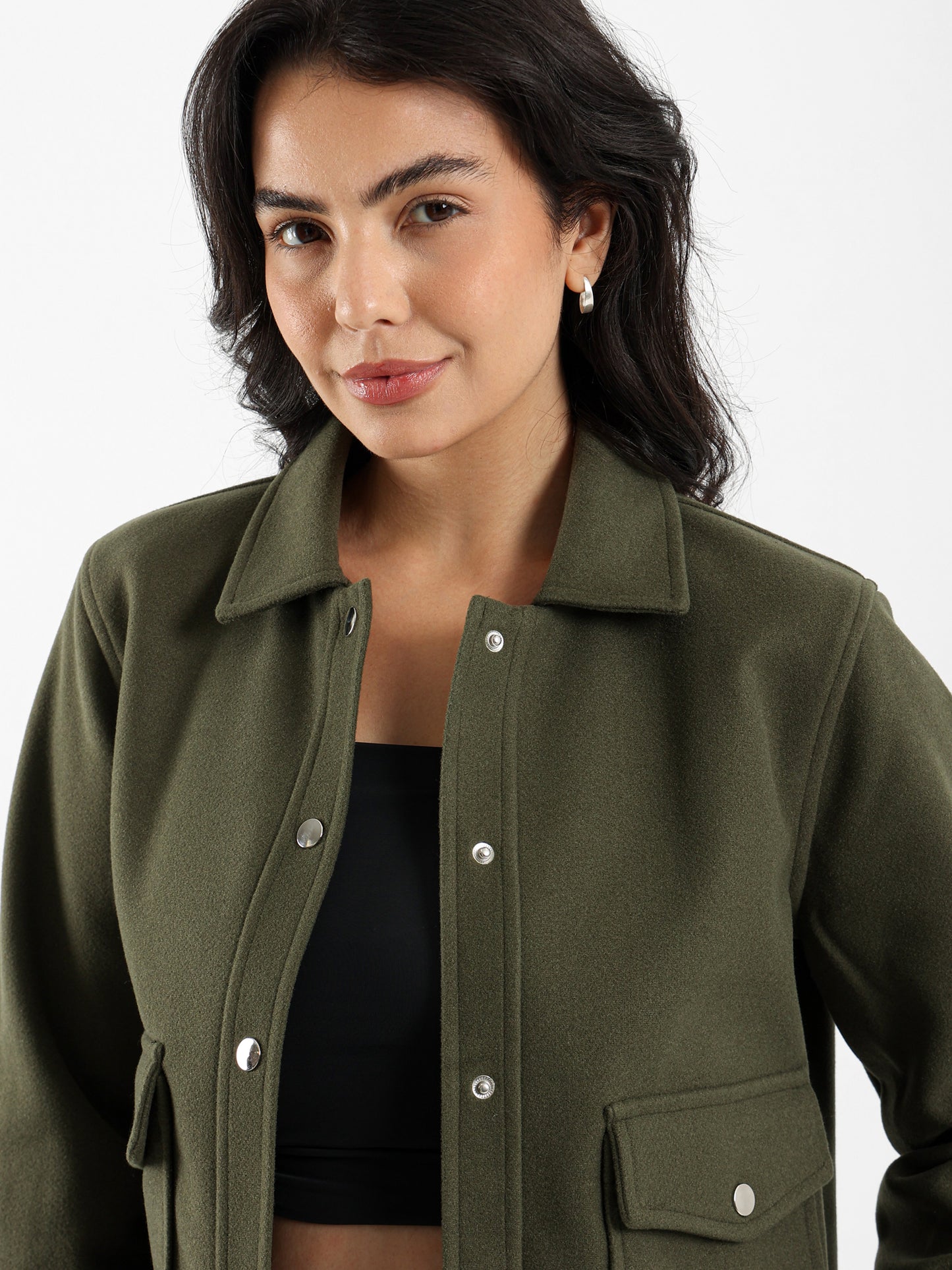 Soft Cropped Overshirt