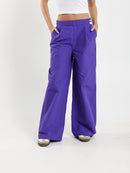Striped Waist Wide Leg Pants