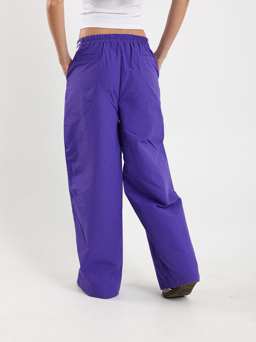 Striped Waist Wide Leg Pants