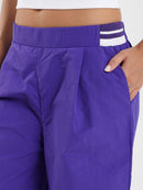 Striped Waist Wide Leg Pants
