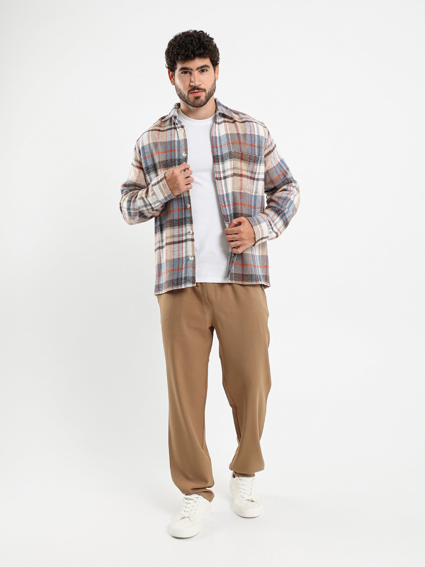 Checked Patch Pocket Shirt
