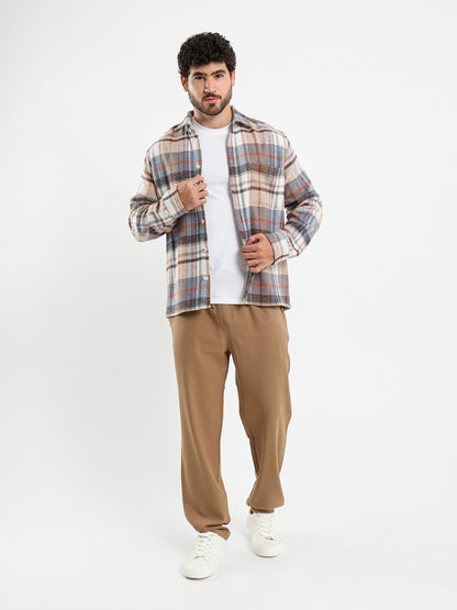 Checked Patch Pocket Shirt