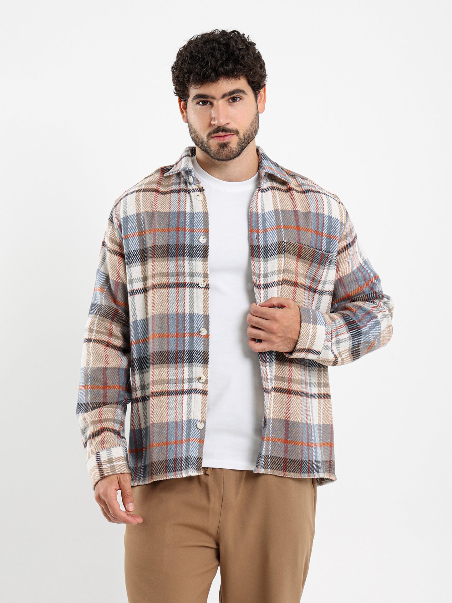 Checked Patch Pocket Shirt