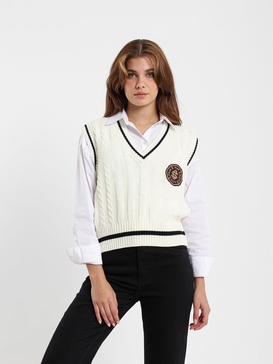 V-Neck Varsity Vest