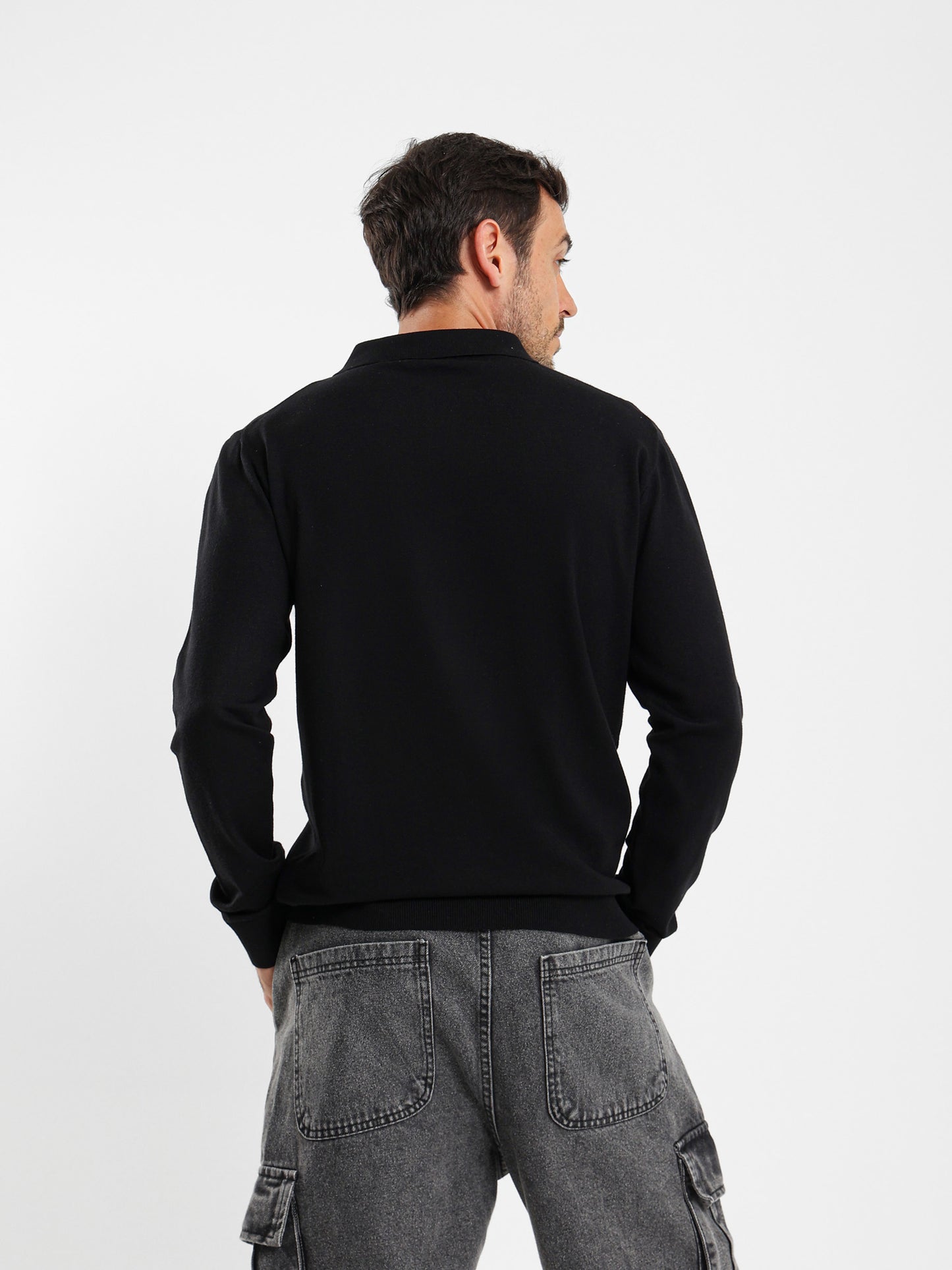 Regular Fit Button-Up Polo