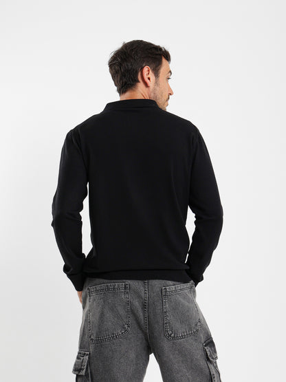 Regular Fit Button-Up Polo