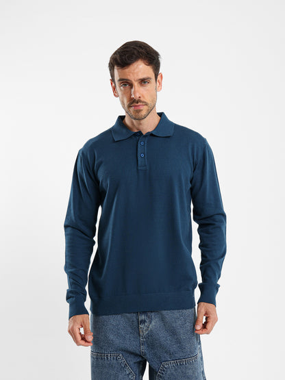 Regular Fit Button-Up Polo