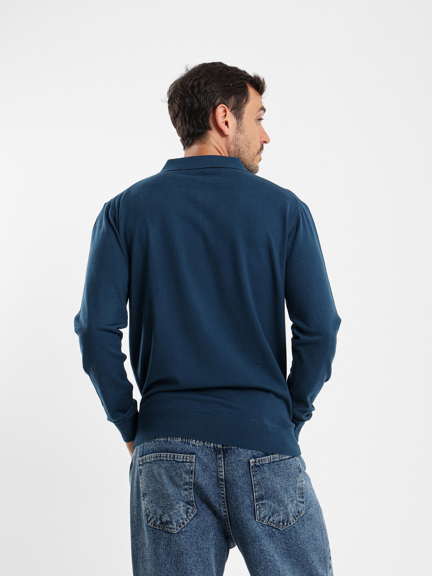 Regular Fit Button-Up Polo