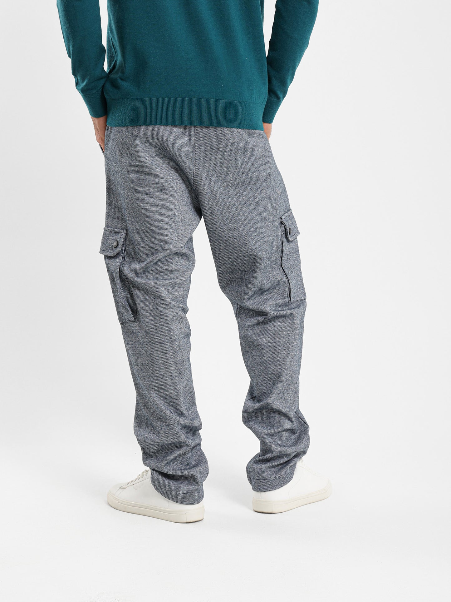 Cargo Pockets Heathered Pants