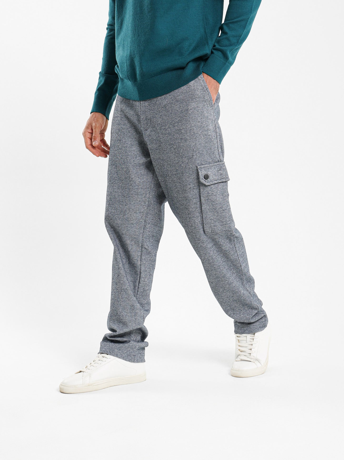 Cargo Pockets Heathered Pants
