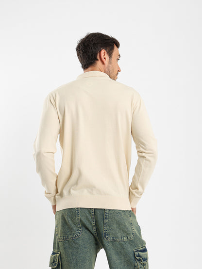 Regular Fit Button-Up Polo