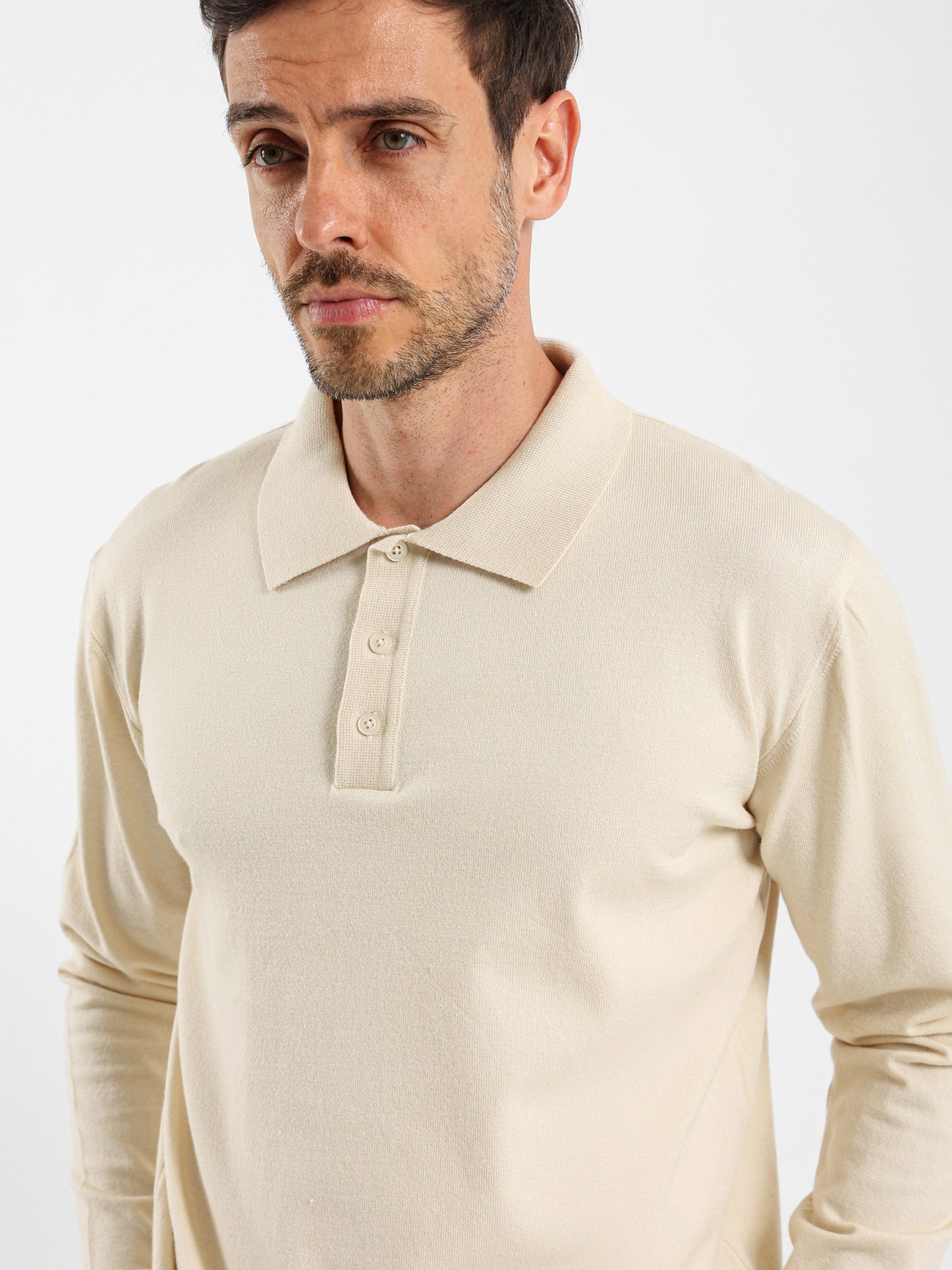 Regular Fit Button-Up Polo