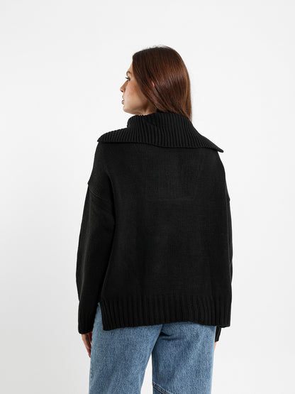 Shawl Collar Pullover
