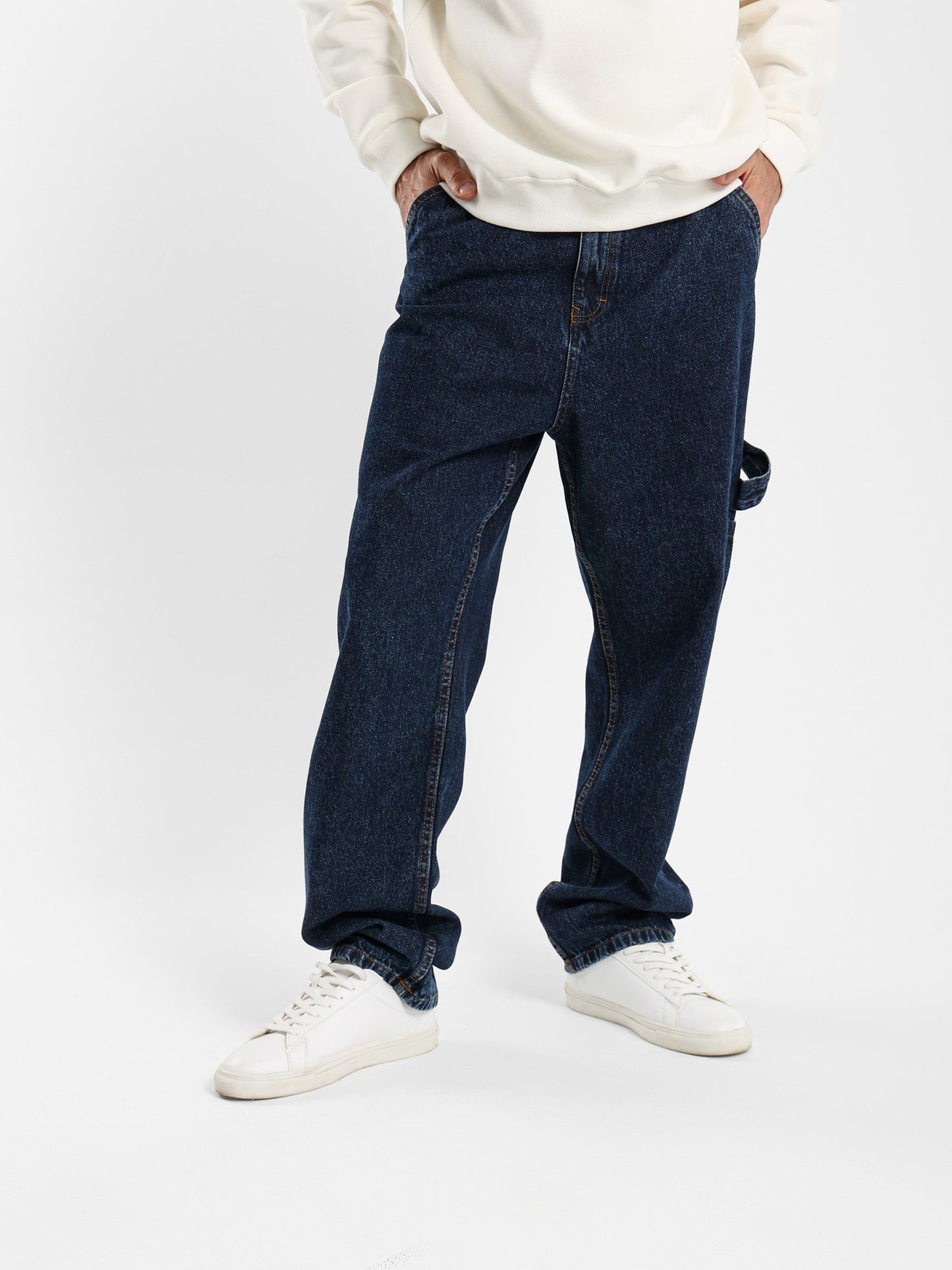 Rigid Denim Carpenter Jeans