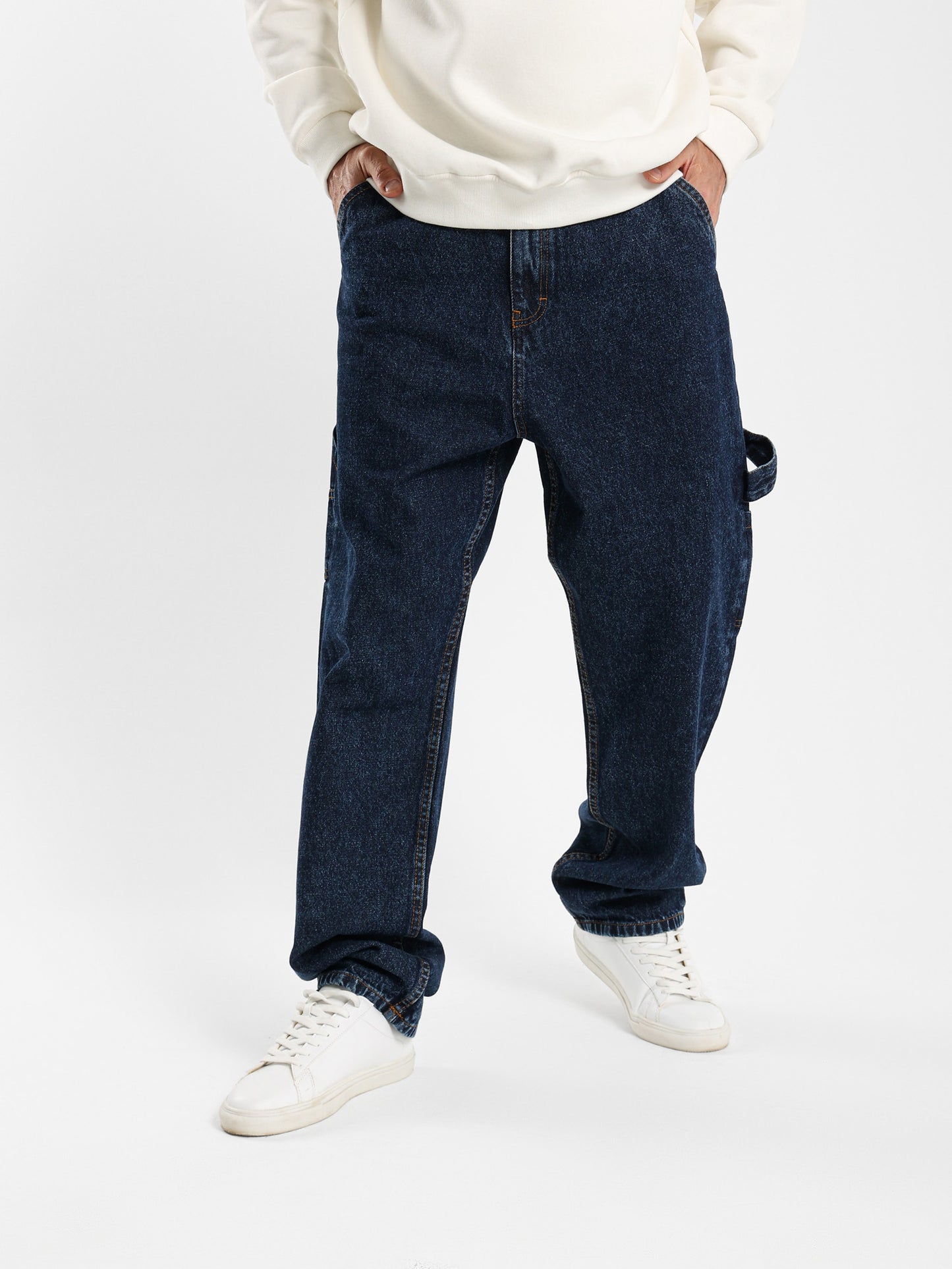 Rigid Denim Carpenter Jeans