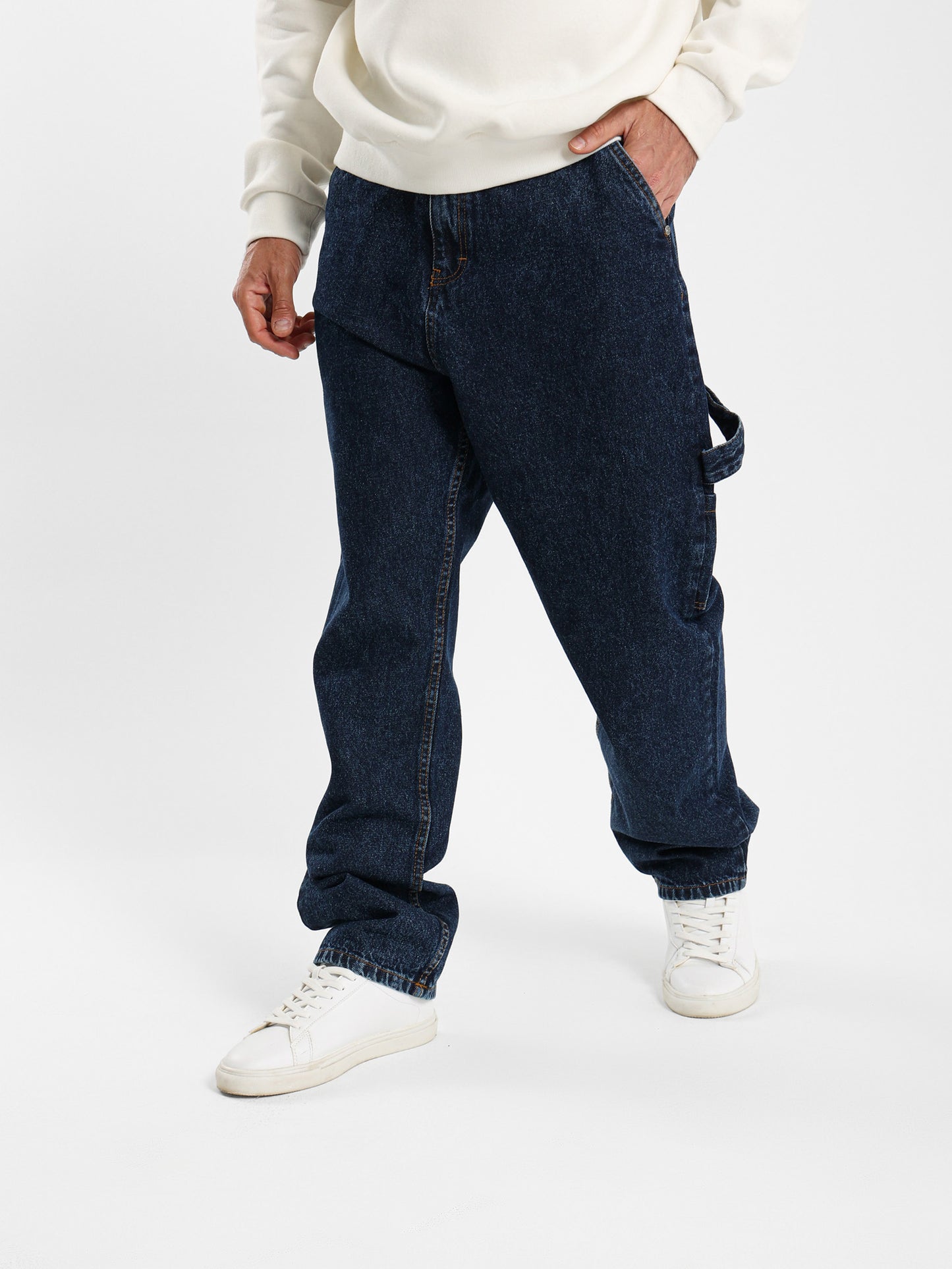 Rigid Denim Carpenter Jeans