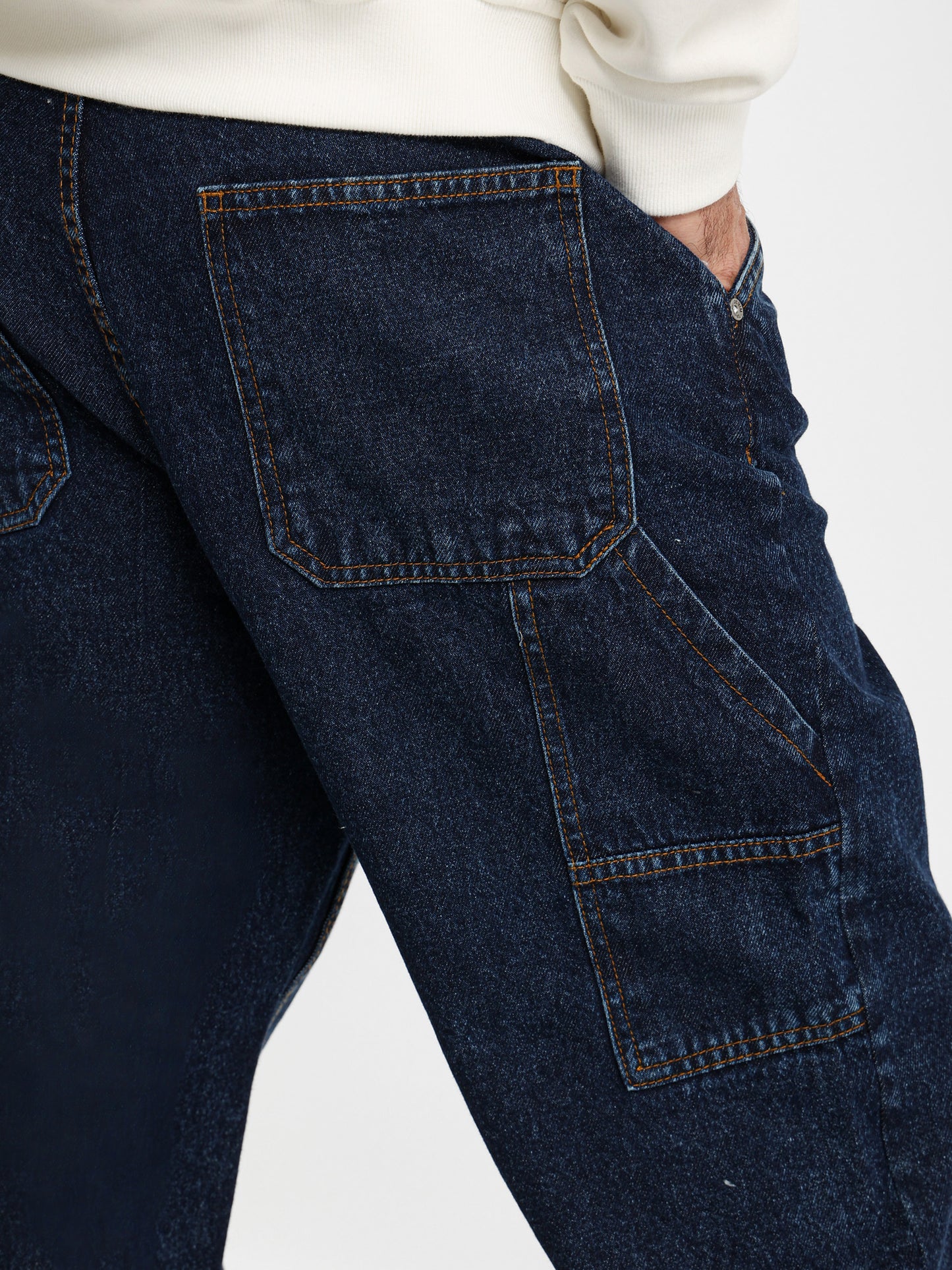 Rigid Denim Carpenter Jeans