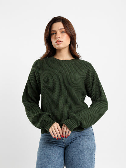 Curved Hem Pullover
