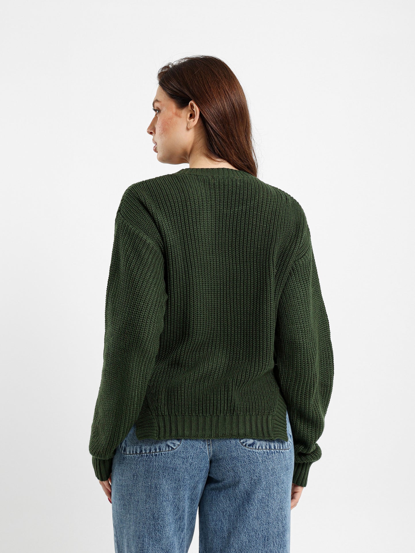 Curved Hem Pullover