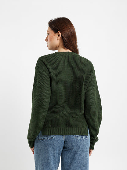 Curved Hem Pullover