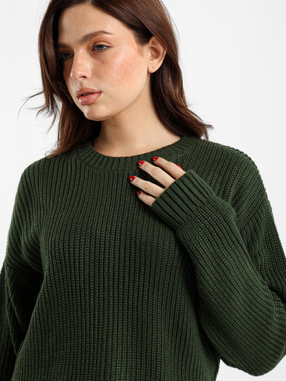 Curved Hem Pullover