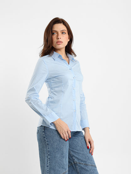 Fitted Poplin Shirt