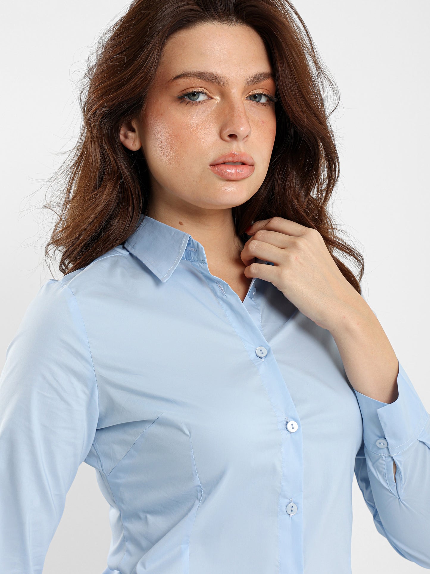 Fitted Poplin Shirt