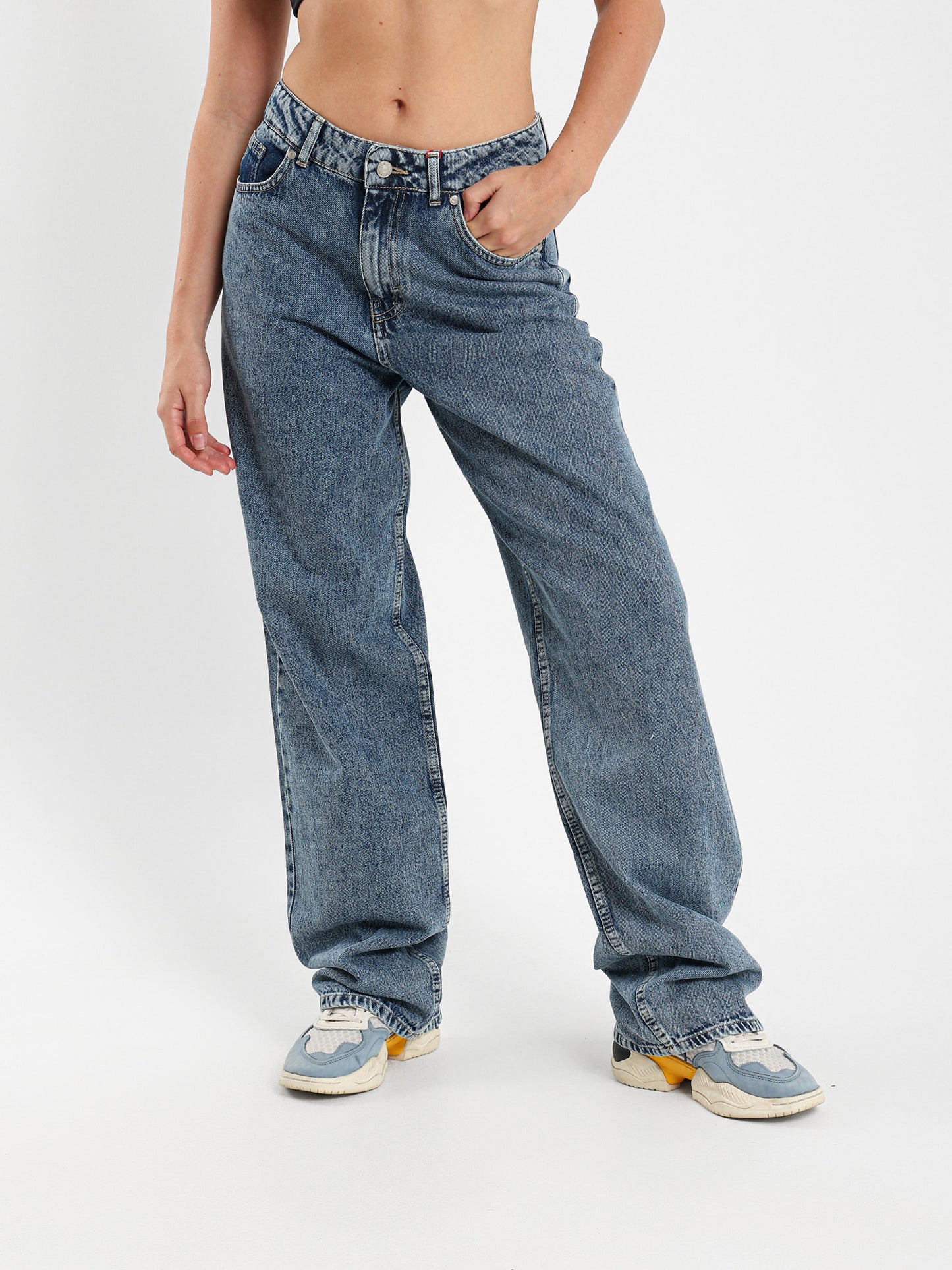Straight Leg Regular Fit Jeans
